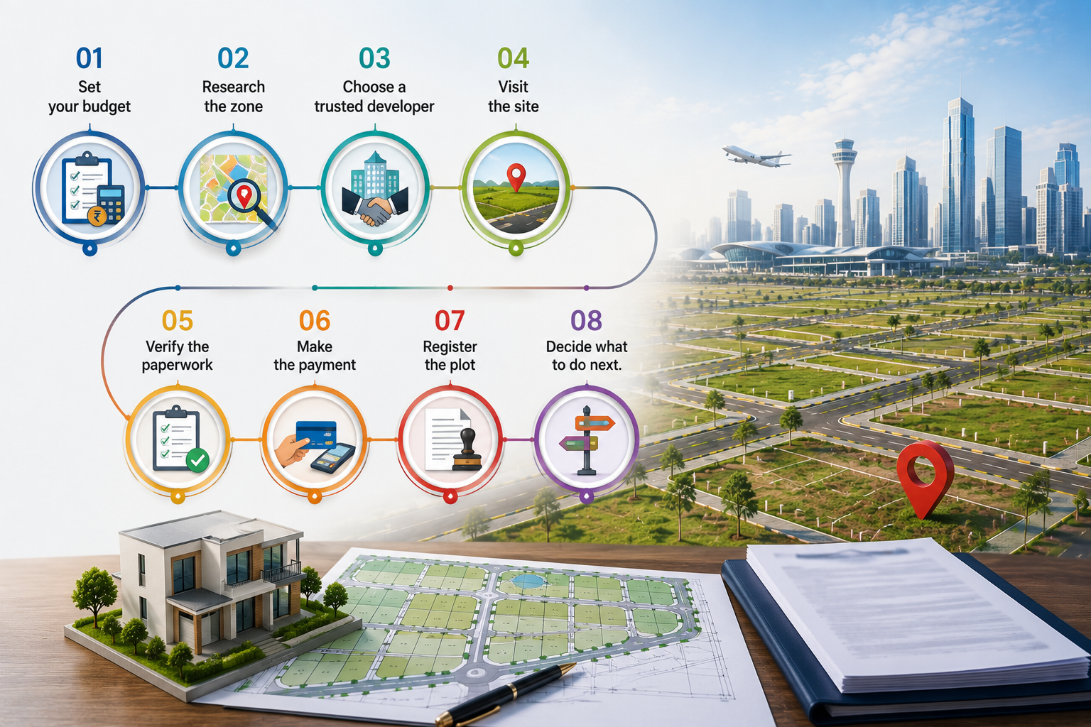 How to Buy a Plot in Dholera process